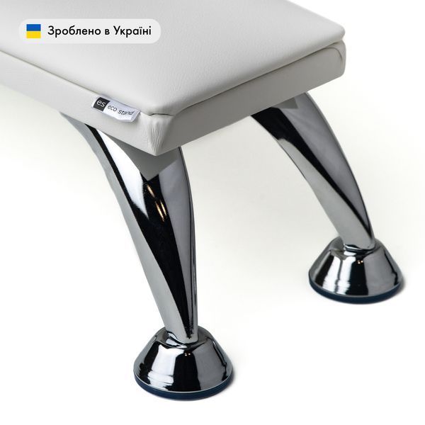 Подставка маникюрная Maxi на хромированных ножках, белый цвет 001877 фото