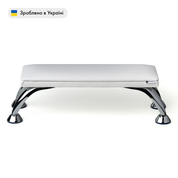 Подставка маникюрная Maxi на хромированных ножках, белый цвет 001877 фото