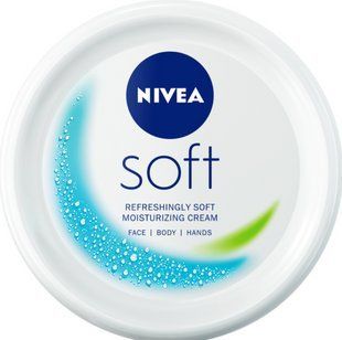 Освежающий увлажняющий крем Nivea&nbsp;Soft для лица, рук и тела 100 мл 003926 фото