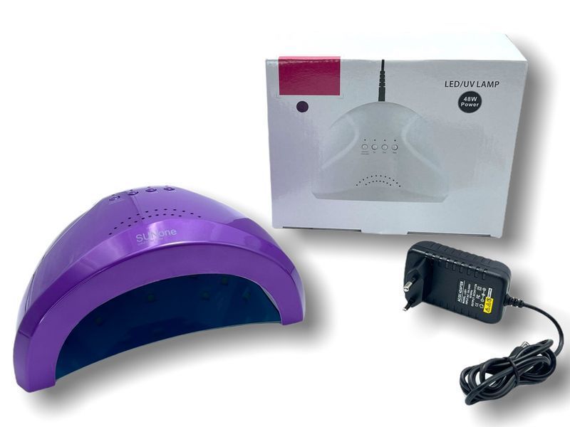 Лампа SUNone UV/LED 48 Вт для гель-лака, белая 004506 фото