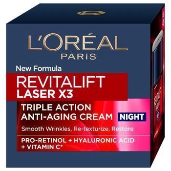 Дневной крем-уход L'Oreal Paris Revitalift Laser Х3 50 мл 003954 фото