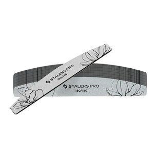 Минеральная пилка STALEKS PRO EXPERT 40 180/180 грит полумесяц 16,2 см 005332 фото