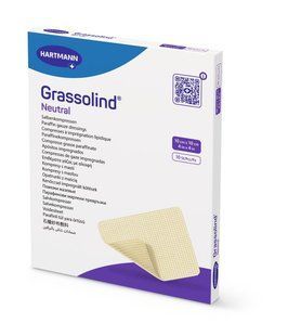 Атравматичная мазевая повязка Grassolind neutral 10&times;10 см из хлопка 005465 фото