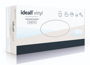 Рукавички вінілові Mercator Medical Vinylex PF, щільність 4.8 г. - прозорі (100 шт) M (7-8) 000512 фото