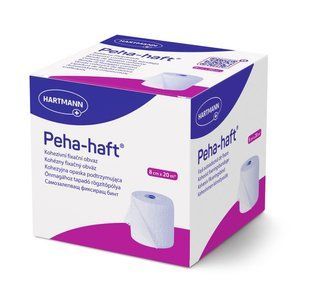 Бинт когезивный фиксирующий Peha-haft 8 см х 20 м, 1 шт 005401 фото