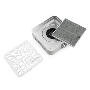 Витяжка MUSSON X3 SILVER 72W з вугільним НЕРА-фільтром для манікюру 005362 фото