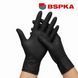 Нитриловые перчатки BSPKA Крепкий Хват &ndash; Черные (100 шт) 005565 фото 4
