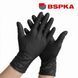 Нитриловые перчатки BSPKA Крепкий Хват &ndash; Черные (100 шт) 005565 фото 2