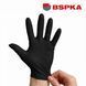 Нитриловые перчатки BSPKA Крепкий Хват &ndash; Черные (100 шт) 005565 фото 3