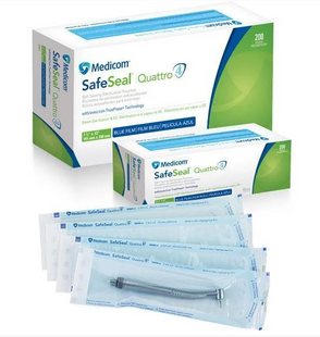 Стерилизационные пакеты 57x102 мм, 200 шт Medicom SafeSeal Quattro 000973 фото