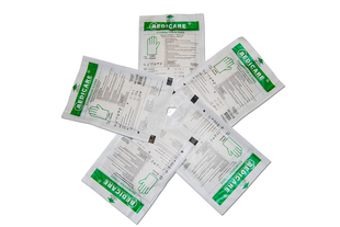 Перчатки латексные стерильные Medicare смотровые - с пудрой M (7-8) 002362 фото
