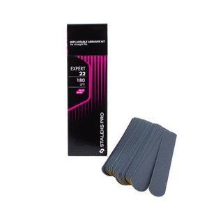Набор сменных файлов для пилки прямой Staleks EXPERT 22 180 грит (50 шт) - DFE-22-180 000593 фото