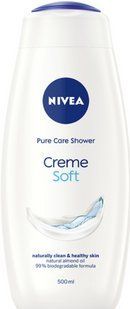 Гель-уход для душа Nivea Creme Soft и миндальное масло 500 мл 003935 фото