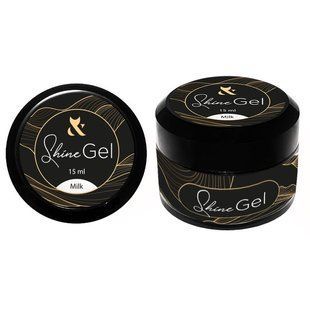 F.O.X. Гель для укрепления натуральних ногтей Shine Gel Milk, 15 ml 004369 фото