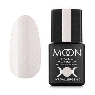 База каучукова Moon Full Aurora 2002. натуральний з дрібним шимером. 8 мл 003993 фото