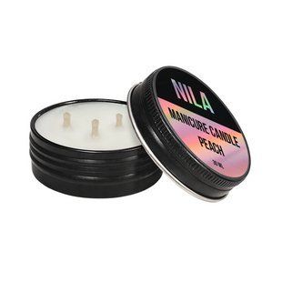 Nila Manicure Candle Массажная свеча для маникюра Персик, 30мл 005225 фото
