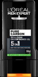 Гель для душа L&acute;Or&eacute;al Paris Men Expert Total Clean 5 в 1 300 мл 003948 фото