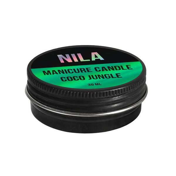 Nila Manicure Candle Массажная свеча для маникюра Коко Джангл, 30мл 005226 фото